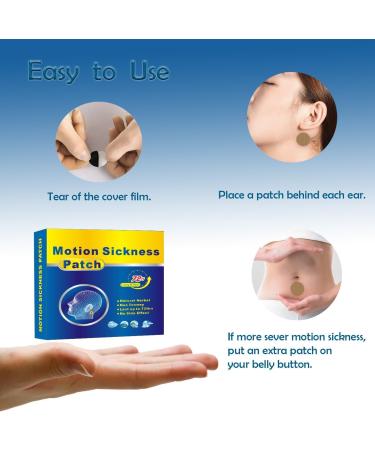 Motion Sickness Patches - Effective for Adults and Kids on Cruise - Travel Friendly (10Pcs) - Buy Online on GoSupps.com