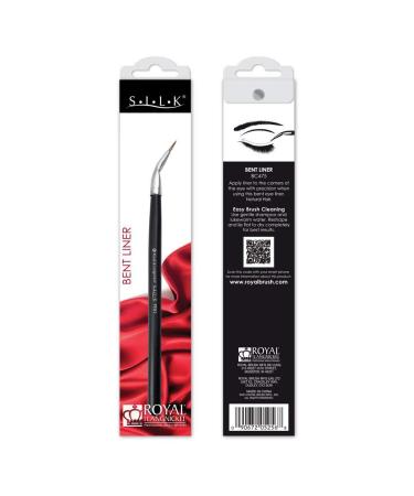 Royal & Langnickel Silk Pro Curved Eyeliner Brush - 1 Piece | Precision Makeup Tool for Effortless Application  - Buy Online on GoSupps.com