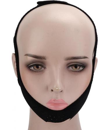 Adjustable Anti-Snore Chin Strap for Snoring Reduction (Black) - Easy to Wear Triangular Mesh Cloth Snoring Aid - Buy Online on GoSupps.com