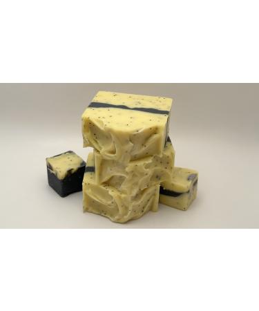 Poppy Lim n-Homemade Cold Process Soap-5 to 6 oz Bar-Exfoliation (per 1 Bar)