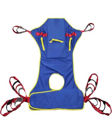 Aid Full Body Patient Lift Sling Universal Patient Lift Sling Padded Divided Leg Slings with Head and Back Support Load Capacity 90kg for Assistent Patient Rehabilitat Training - Buy Online on GoSupps.com