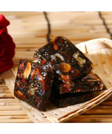 Healthy and nutritious rose red date sesame cake Ready to eat black sesame red jujube walnut cake Handmade pastries Dessert Sweet food Candy snacks gift pack Chinese specialties (30pcs) - Buy Online on GoSupps.com
