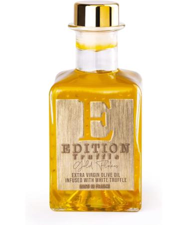 Premium White Truffle Oil Gift Box with 24k Gold Flakes - Extra Virgin Olive Oil Infused - Edition Truffle - Buy Online on GoSupps.com