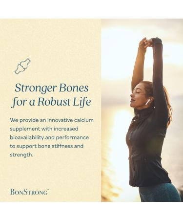 BonStrong Nano Calcium & MSM with Vitamin D & K - 120 Veggie Caps for Bone & Joint Health - Buy Online on GoSupps.com