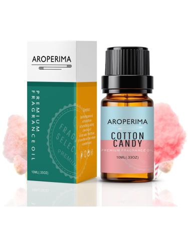 AROPERIMA Cotton Candy Fragrance Oil, Premium Grade Scented Oil for Aroma Diffusers, Perfume, Candle and Soap Making - 10ml