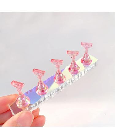 Asukohu Nail Holder Practice Nail Art Nail Holder For Acrylic Nails Painting Nails Practice Display Stand Acrylic Nail Nail Art Display Stand Clear Fantastic ice - Buy Online on GoSupps.com