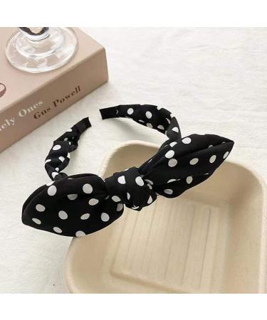 Shop Polka Dot Headband Set for Women - Bow Tie Knotted Hairbands and Bunny Ears - 3 Stylish Hair Accessories - International Shipping Available! - Buy Online on GoSupps.com