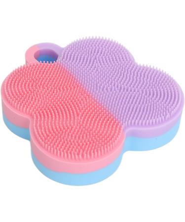Facial Cleansing Brush Remove Dead Skin Facial Brush Silicone Face Brush Pink Purple - Buy Online on GoSupps.com