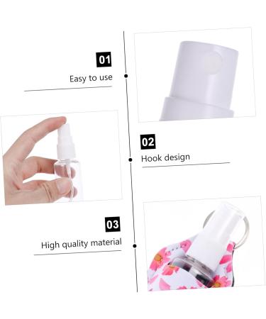 6 Sets Hand Bottle Set Shampoo Travel Container Keyring with Refillable Bottle Travel Bottle Empty Dispenser Travel Small Bottle Assorted colours 12X6cm - Buy Online on GoSupps.com