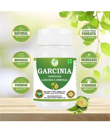 Garcinia Cambogia Capsules 500 mg (9:1 Extract) 240 Veg Capsules | for Men & Women | Plant-Based Herbal Supplement | Vegan & Gluten-Free (Pack of 4) 120 Count (Pack of 2) - Buy Online on GoSupps.com
