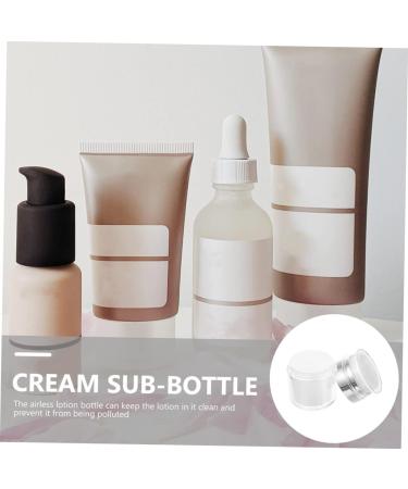 Beavorty Cream bottle empty cream containers lip scrub containers with lids body butter jars 4oz glass jars with lids 4oz containers with lids makeup jar with pump Acrylic travel makeup box - Buy Online on GoSupps.com