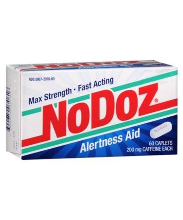 NoDoz Max Strength Alertness Aid Caplets 60 ea