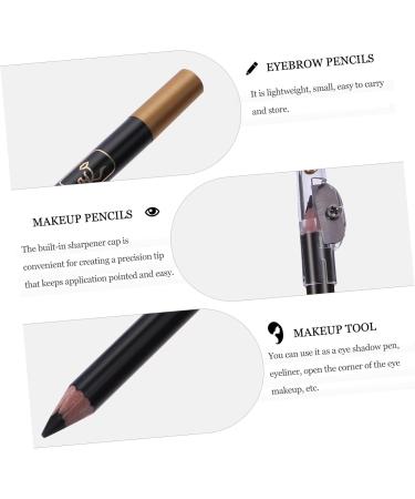 Didiseaon 8pcs Pencil Sharpener Eyebrow Pencil Long Lasting Eyebrow Pencils Eyebrow Pencil Black 1 count (Pack of 1) Black - Buy Online on GoSupps.com