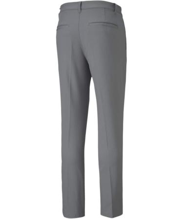 PUMA Men's Woven Golf Tech Pants - Tailored 40W / 34L in Quiet Shade - Stylish Performance for International Shipping - Buy Online on GoSupps.com