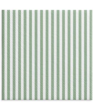Buy PAW 3-Layer Paper Napkins (33x33 cm) - 20 Pack | Perfect for Birthdays Weddings & Parties | Eco-Friendly Bamboo Design - Green Stripes - Buy Online on GoSupps.com