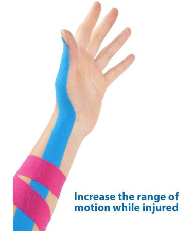 Titanium Sports Kinesiology Tape - 5m Roll of Elastic Water Resistant Tape for Support & Muscle Recovery - Quality Sports Tape Beige - Buy Online on GoSupps.com