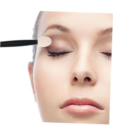 WOONEKY 24pcs Eyeliner Sponge Brush Smudge Eye Brush Dual Ended Eyeshadow Brush 7cm Black - Buy Online on GoSupps.com