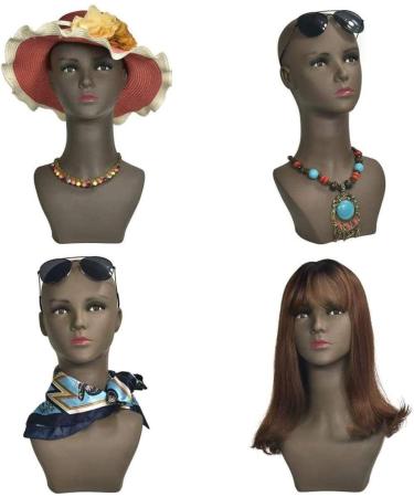 Adjustable Tailor's Doll Head - Female Dummy for Display | Awningcrank's ABS Wig Shop Window Mannequin - Buy Online on GoSupps.com