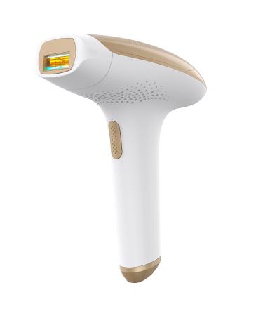 Yachyee Laser Hair Removal Device for Women and Men Permanent Painless IPL Hair Removal at-Home Upgraded to 999,999 Flashes for Face Armpits Legs Arms Bikini Line Comes with Goggles Gold