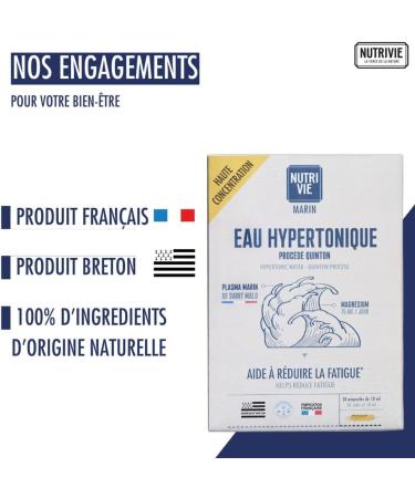 Quinton Process Hypertonic Water - 30 ampoules 10 ml - Buy Online on GoSupps.com