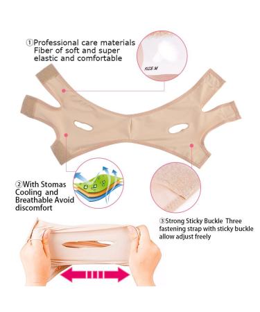 Face Lift Bandage for Facial Slimming & Anti-Wrinkle | Skin Firming Facial Mask (M) - International Shipping Available - Buy Online on GoSupps.com