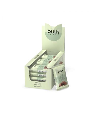 Bulk Vegan Protein Brownies Peanut Butter Pack of 12 - Buy Online on GoSupps.com