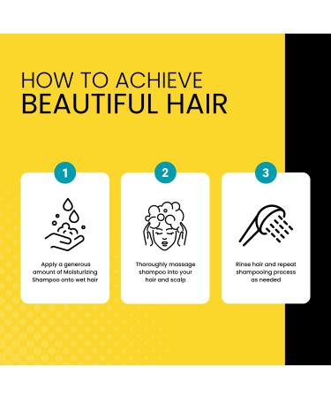 Ashley Marie Moisturizing Shampoo - Natural Cleansing & Strengthening Paraben & Sulfate Free 12oz | The Hair Diagram - Color Safe & Restorative - Buy Online on GoSupps.com