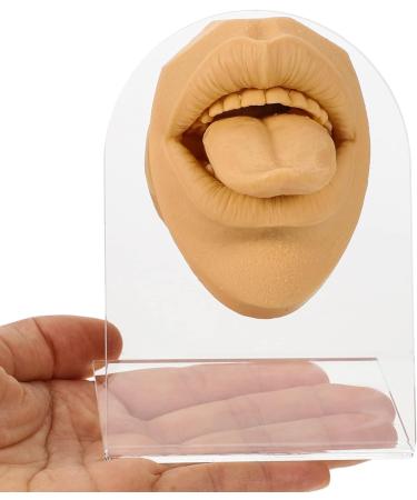 FOMIYES Silicone Tongue Model Set for Piercing Practice and Jewelry Display - Buy Online on GoSupps.com