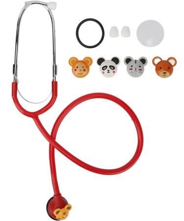 Pediatric Stethoscope - Cartoon Animals Design Ultra Thin Fiber Diaphragm 5 Heads - Best for Kids & Medical Professionals - Buy Online on GoSupps.com