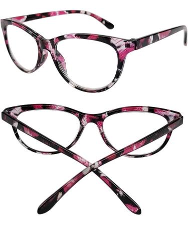 Stylish 3 Pack Cat Eye Reading Glasses for Women - Blue Light Blocking Computer Readers - Anti Eyestrain & Glare - Multicolor - Buy Online on GoSupps.com