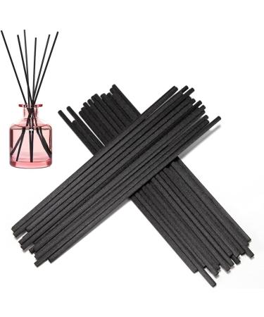 Belvanr Wooden Fragrance Sticks for Diffusers - 100 Rattan Aroma Replacement Sticks (Black & White) | Enhance Your Room's Scent - Buy Online on GoSupps.com