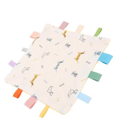 Comfort Towel for Toddlers - Soft Cotton Teething Ring & Saliva Towel with Beautiful Patterns | Ideal for Home & Outdoor (Dog) - International Shipping Available - Buy Online on GoSupps.com