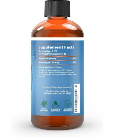 Nutri-Noche Colloidal Copper | 99.99% Ultra Pure Crystalline Nano Copper Particles - Buy Online on GoSupps.com