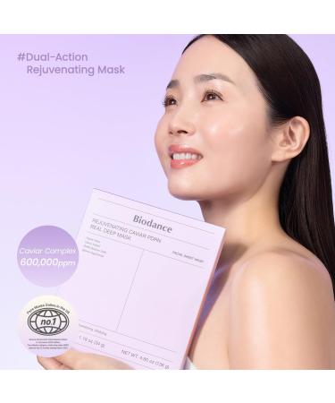 BIODANCE Rejuvenating Caviar PDRN Real Deep Mask Overnight Hydrogel Mask Skin Firming & Radiance Boost Enhancing Recovery for All Skin Types 1.19oz(34g) x 4ea 4 Count (Pack of 1) PDRN - Buy Online on GoSupps.com