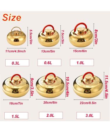 Cozy 1L/2L/3L Hot Water Bottle with Soft Cover - Thick Brass Hand Warm Size for Adults & Kids | Stylish Heat Bottle - Buy Online on GoSupps.com