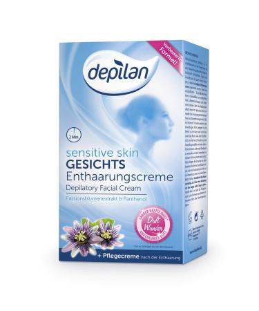 Depilan facial hair removal cream sensitive pack of 2 (2 x 1 piece)