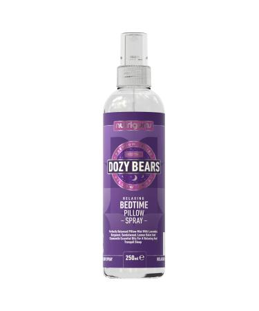 DOZYBEARS The Ultimate Bedtime Pillow Spray 250ml | Calming and Relaxing Pillow Mist with Soothing scents of Lavender Lemon Balm Chamomile Sandalwood and Bergamot