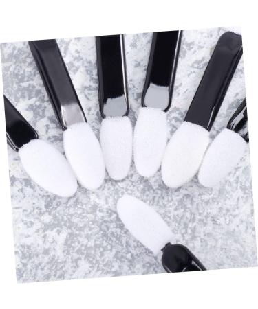 Mikinona Makeup Eyeshadow 100pcs Women s Suits Eyeshadow Sponge Brush Eye Shadow Applicator Set Travel Toolkit Cosmetic M White - Buy Online on GoSupps.com