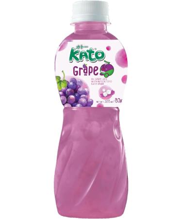 Kato Fruit Drink with Nata de Coco 320ml Assorted Selection Pack | Mixed Flavours | 24 Bottles - by Alpine Heights - Buy Online on GoSupps.com