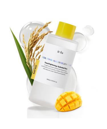 it:fu 10% Niacinamide Glow Toner | K-Beauty Hydrating Toner with Mango Vitamin C & Rice Extract | Skin Tone Correcting Brightening & Youthful Glow (10.14 fl. oz)