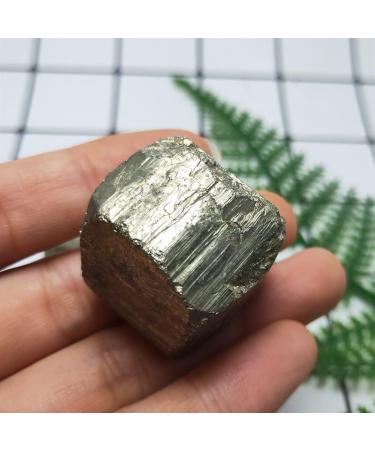 Pyrite Crystal Gravel Cube Natural Iron Pyrite Tumbled Stone Quartz Yoga Stone 3pcs Suitable for Home Stone Mineral Specimen - Buy Online on GoSupps.com