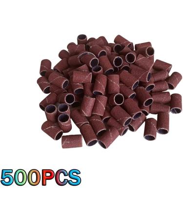 TORR 500 Pieces 80 120 150 180 240 Sanding Bands Bit Ring Manicure for Pedicure Nail Electric Drill Grinding - Buy Online on GoSupps.com