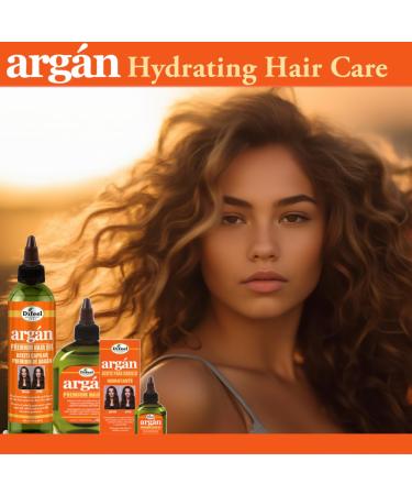 Difeel Argan Hydrating Hair Oil 8 oz - Premium Treatment for Dry & Natural Hair | Fast International Shipping - Buy Online on GoSupps.com