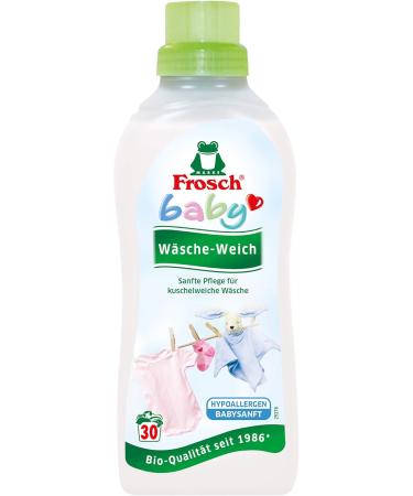 Frosch Baby Laundry Soft Fabric Conditioner - 2 x 750 ml | Eco-Friendly & Gentle on Baby Clothes - International Shipping Available - Buy Online on GoSupps.com
