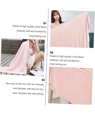 STOBAZA Surandwrap 1pc Bath Towel Wrapping Towel Thobes for Men Fleece Bathrobe Towel for Women Quick Dry Toiletries Parcels - Buy Online on GoSupps.com
