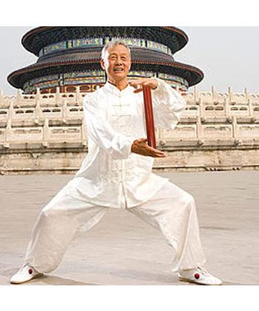 Buy Tai Chi Qi Gong Health Sticks | Mahogany Kung Fu Exercise & Massage Sticks - 33x3.5cm for Martial Arts - Buy Online on GoSupps.com