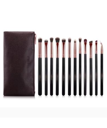 Professional 12 Eye Shadow Brush Set | Complete Makeup Kit for Flawless Eye Looks - International Shipping Available - Buy Online on GoSupps.com