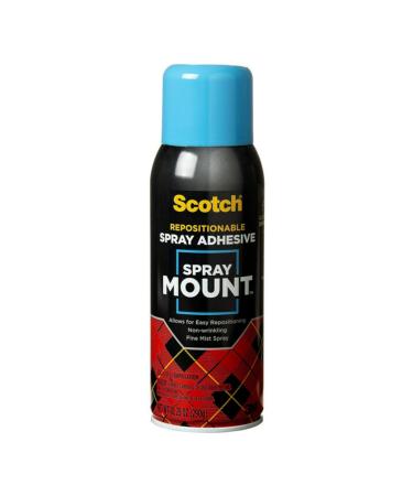 Scotch Spray Mount Spray Adhesive, Clear, 10.25 Oz.