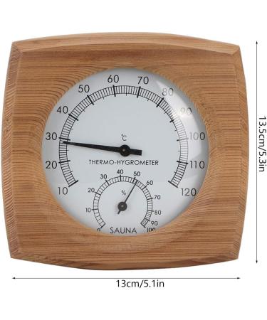 Jerliflyer 2-in-1 Sauna Thermometer & Hygrometer | Wood Sauna Accessories for Accurate Air Humidity Measurement - Buy Online on GoSupps.com