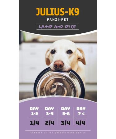 Julius-K9 - Lamb & Rice - Hypoallergenic Dog Food for Puppies and Young Dogs - Lamb and Rice Based Dog Food - 3kg - Buy Online on GoSupps.com
